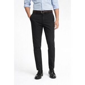 NWT $98 Banana Republic Mens Slim Fit Dress Pants 30x32 Mid Rise Black